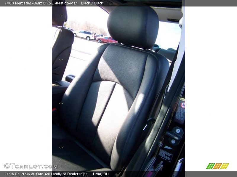 Black / Black 2008 Mercedes-Benz E 350 4Matic Sedan