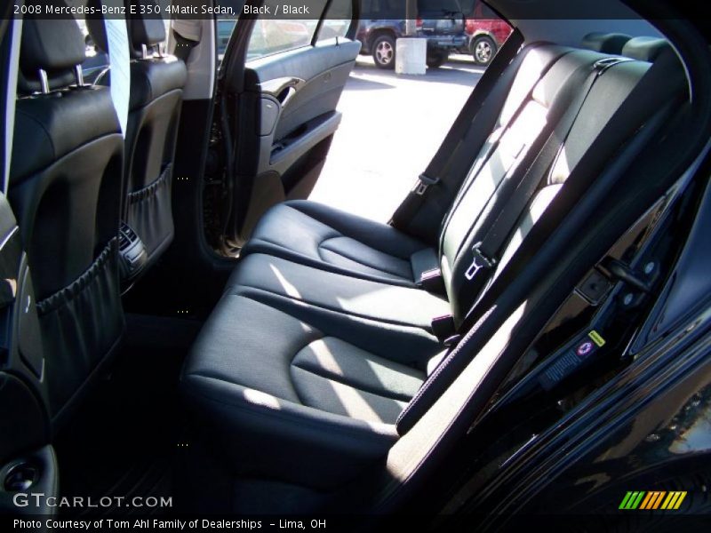 Black / Black 2008 Mercedes-Benz E 350 4Matic Sedan