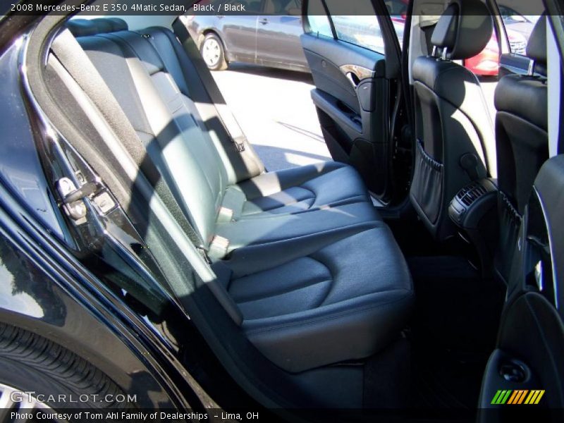 Black / Black 2008 Mercedes-Benz E 350 4Matic Sedan