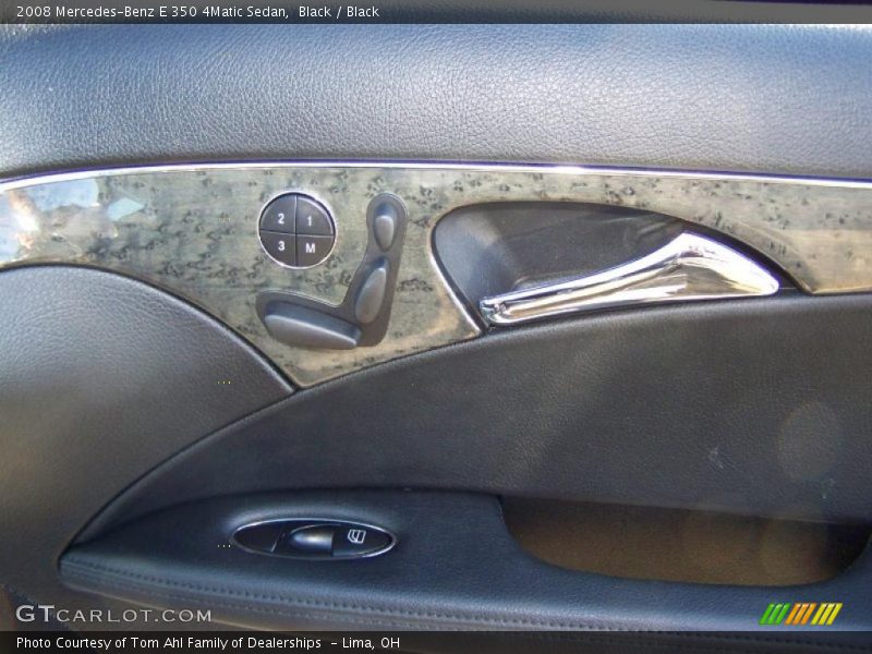 Black / Black 2008 Mercedes-Benz E 350 4Matic Sedan