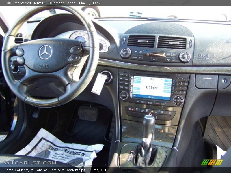 Black / Black 2008 Mercedes-Benz E 350 4Matic Sedan