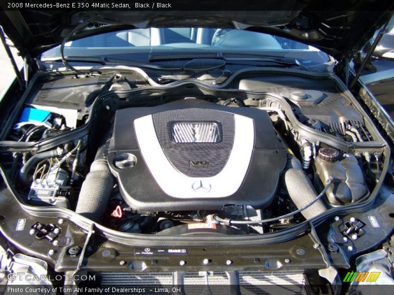 Black / Black 2008 Mercedes-Benz E 350 4Matic Sedan