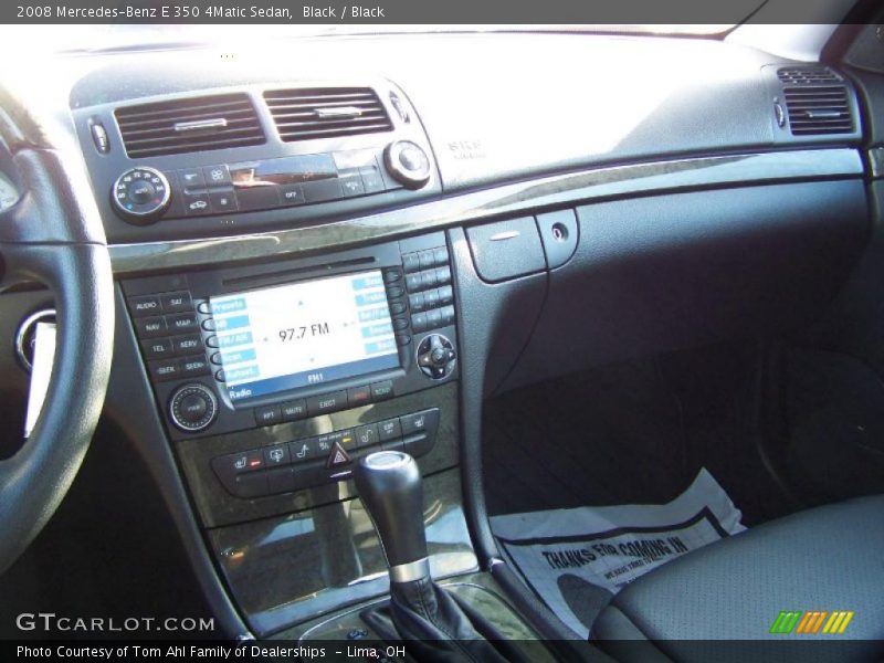 Black / Black 2008 Mercedes-Benz E 350 4Matic Sedan