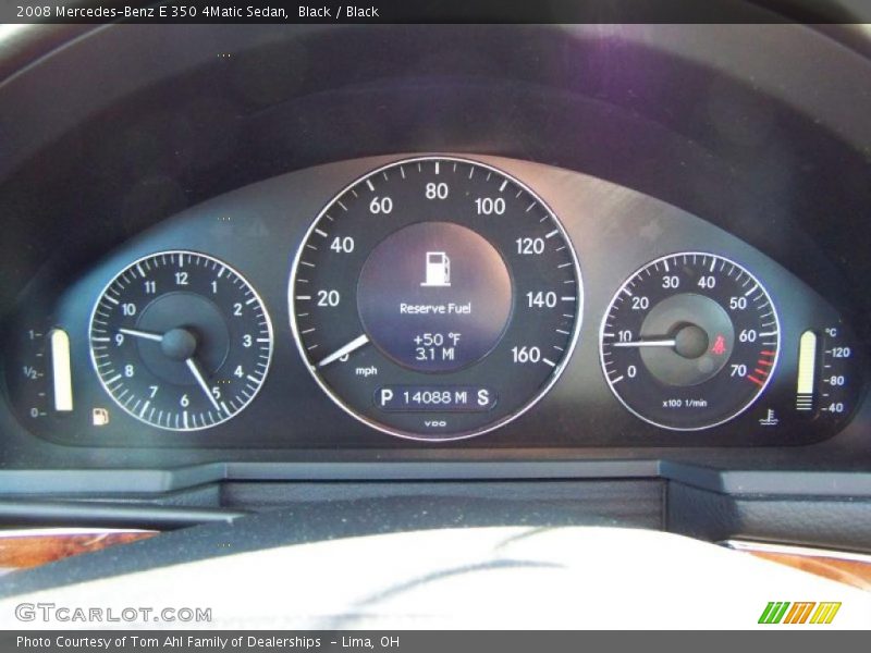 Black / Black 2008 Mercedes-Benz E 350 4Matic Sedan