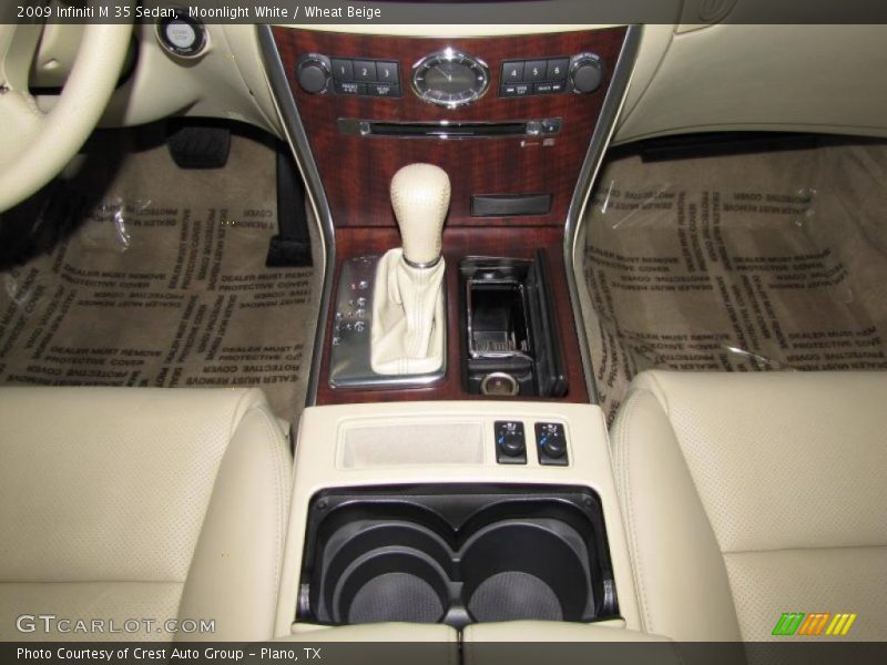 Moonlight White / Wheat Beige 2009 Infiniti M 35 Sedan