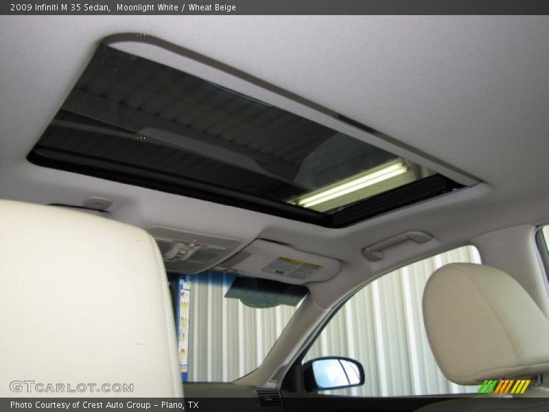Moonlight White / Wheat Beige 2009 Infiniti M 35 Sedan