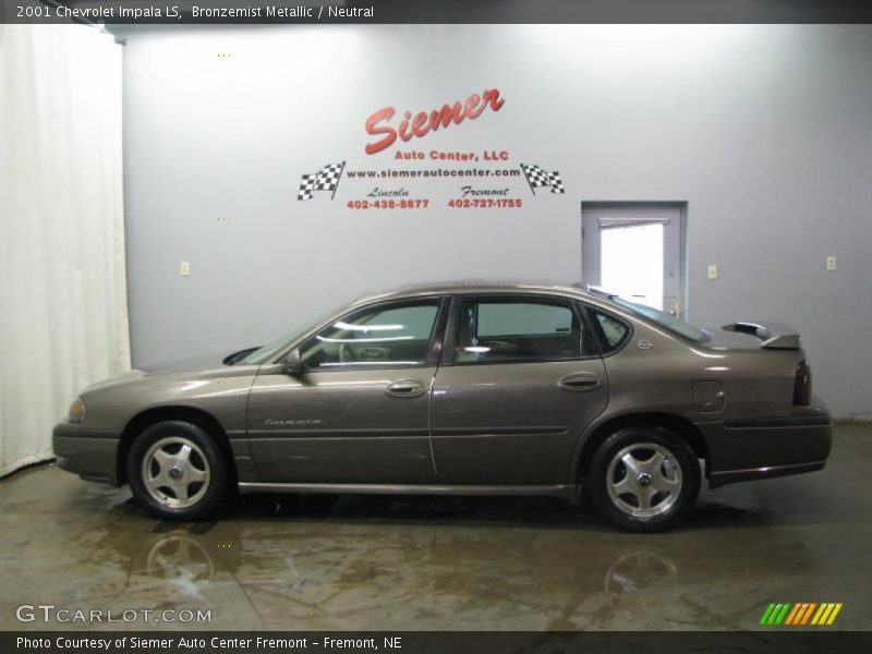 Bronzemist Metallic / Neutral 2001 Chevrolet Impala LS