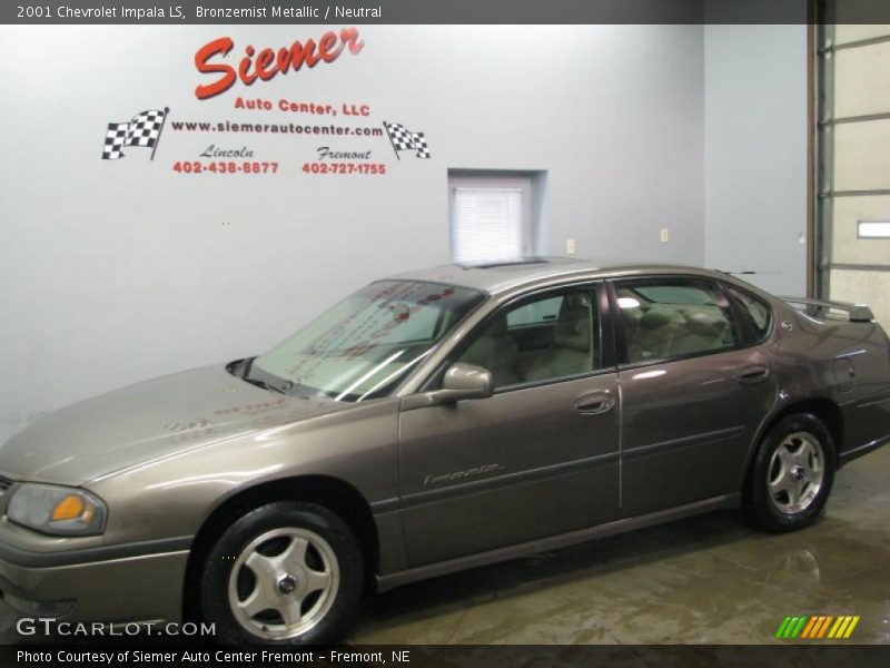 Bronzemist Metallic / Neutral 2001 Chevrolet Impala LS