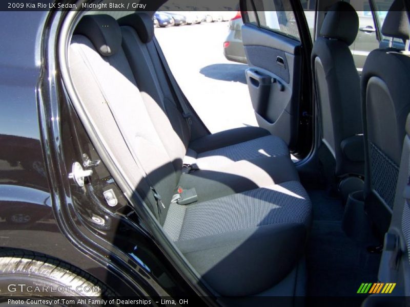 Midnight Black / Gray 2009 Kia Rio LX Sedan