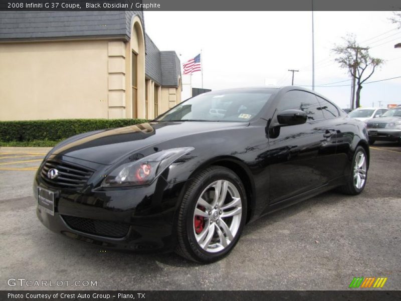 Black Obsidian / Graphite 2008 Infiniti G 37 Coupe