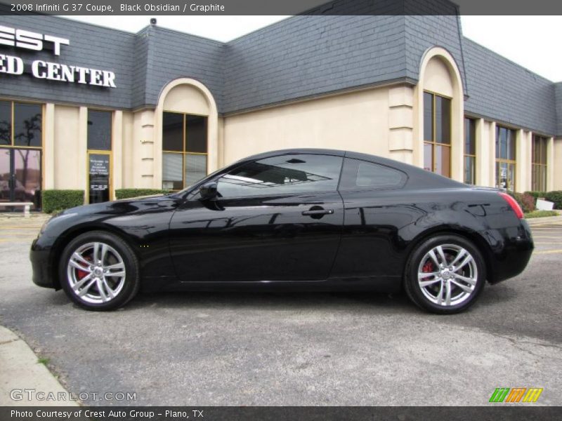 Black Obsidian / Graphite 2008 Infiniti G 37 Coupe