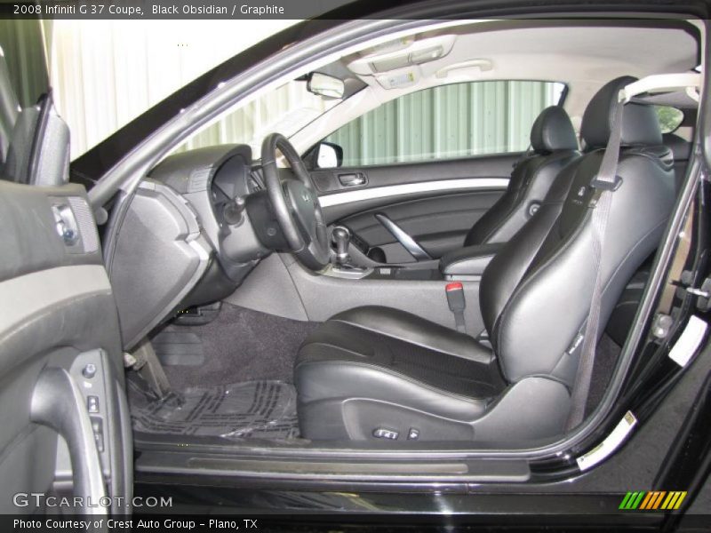 Black Obsidian / Graphite 2008 Infiniti G 37 Coupe