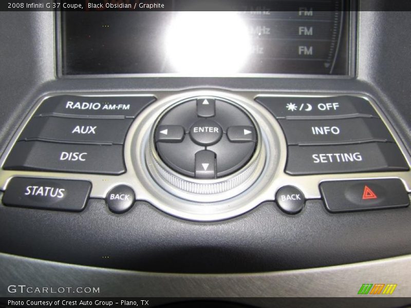 Black Obsidian / Graphite 2008 Infiniti G 37 Coupe