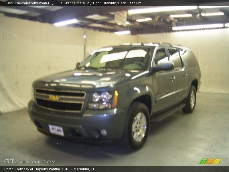 Blue Granite Metallic / Light Titanium/Dark Titanium 2009 Chevrolet Suburban LT