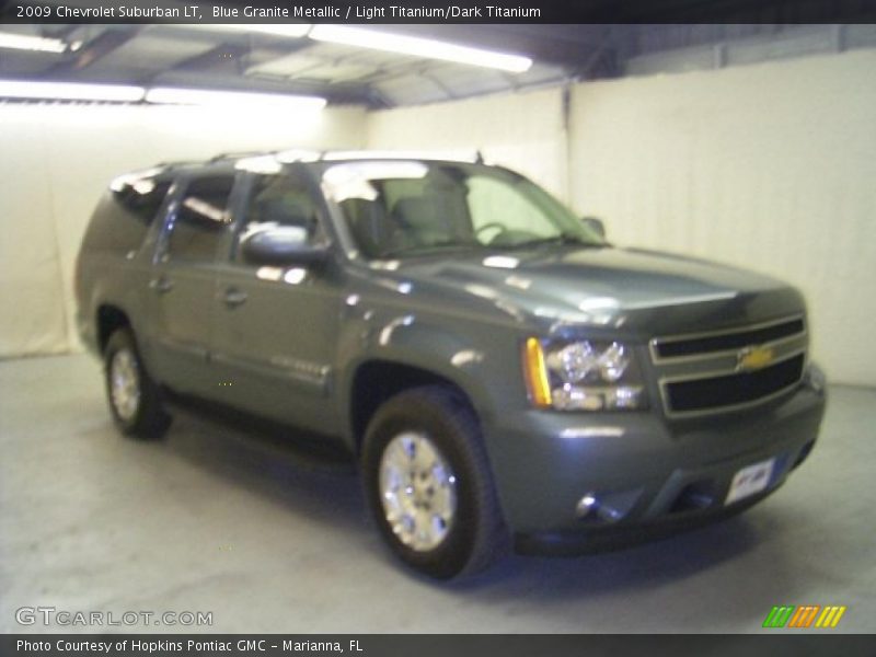 Blue Granite Metallic / Light Titanium/Dark Titanium 2009 Chevrolet Suburban LT