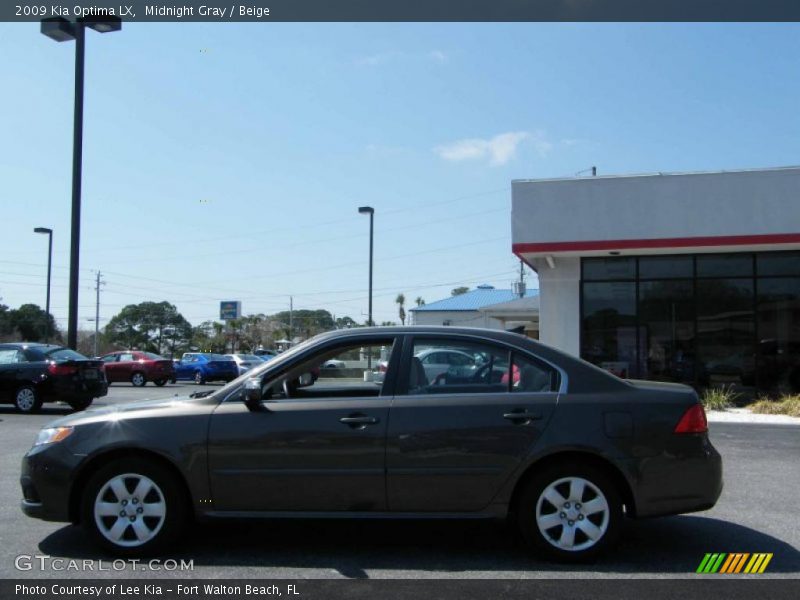 Midnight Gray / Beige 2009 Kia Optima LX
