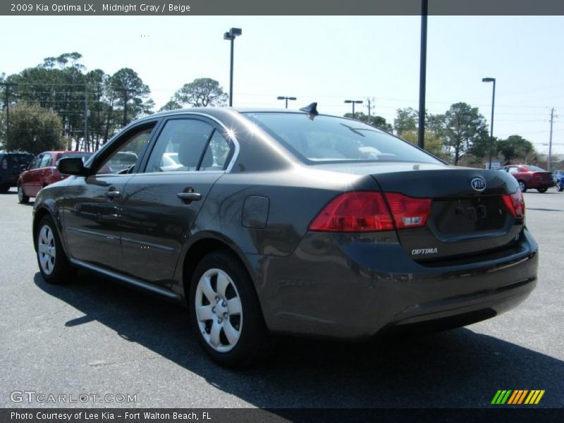 Midnight Gray / Beige 2009 Kia Optima LX