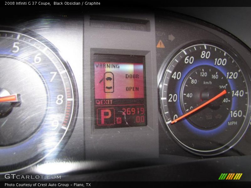Black Obsidian / Graphite 2008 Infiniti G 37 Coupe