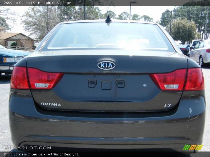 Midnight Gray / Beige 2009 Kia Optima LX
