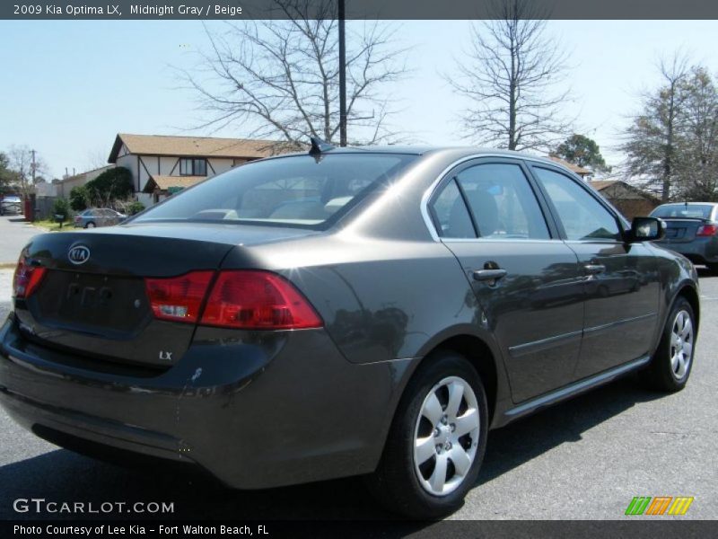 Midnight Gray / Beige 2009 Kia Optima LX