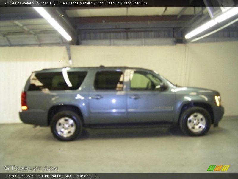 Blue Granite Metallic / Light Titanium/Dark Titanium 2009 Chevrolet Suburban LT