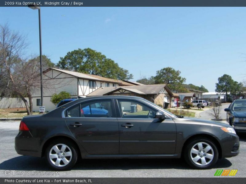 Midnight Gray / Beige 2009 Kia Optima LX