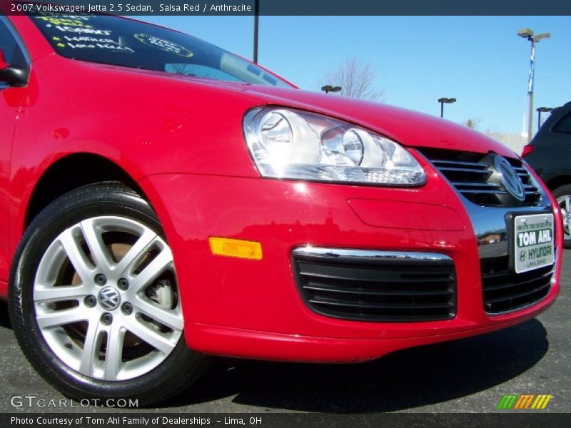 Salsa Red / Anthracite 2007 Volkswagen Jetta 2.5 Sedan