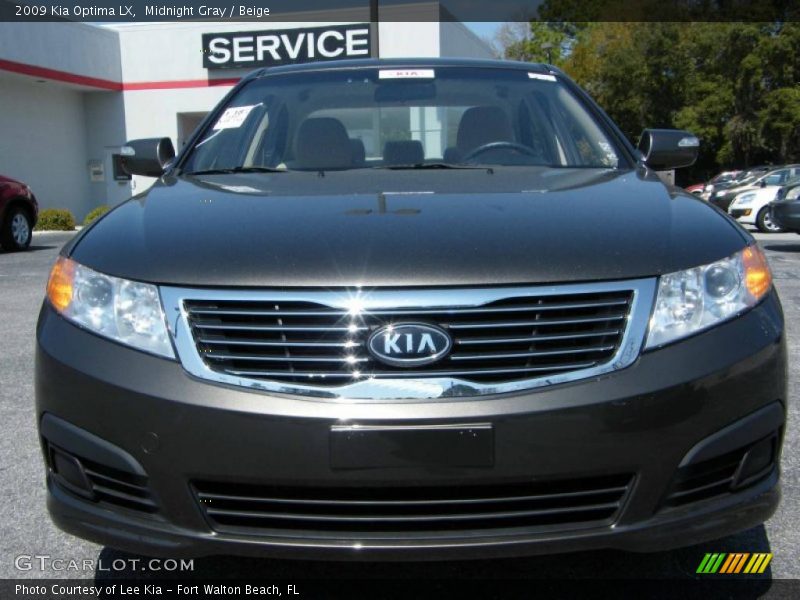 Midnight Gray / Beige 2009 Kia Optima LX