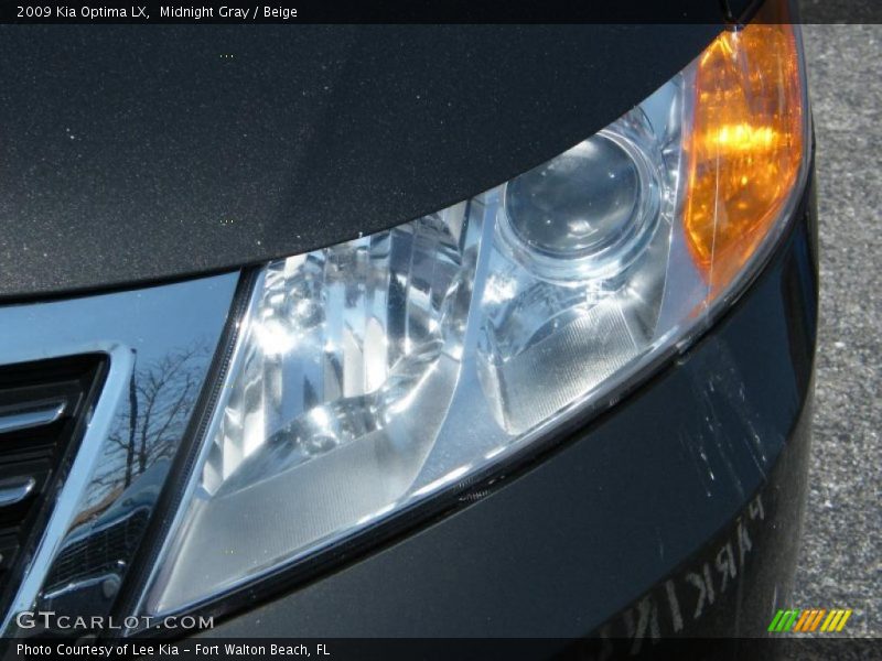 Midnight Gray / Beige 2009 Kia Optima LX