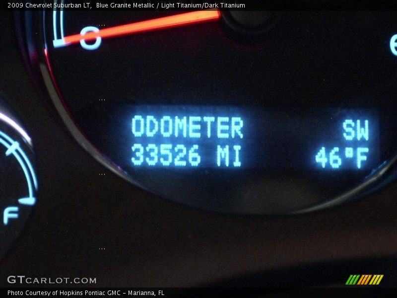 Blue Granite Metallic / Light Titanium/Dark Titanium 2009 Chevrolet Suburban LT