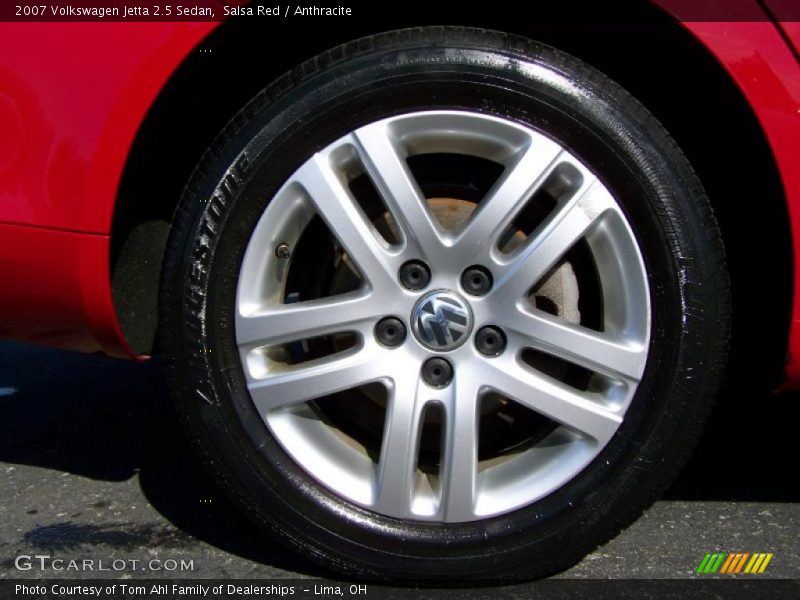 Salsa Red / Anthracite 2007 Volkswagen Jetta 2.5 Sedan