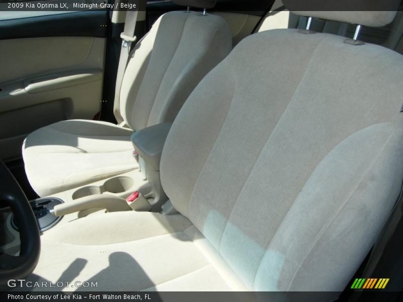 Midnight Gray / Beige 2009 Kia Optima LX