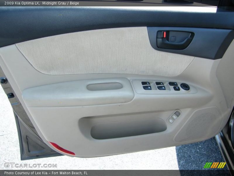 Midnight Gray / Beige 2009 Kia Optima LX