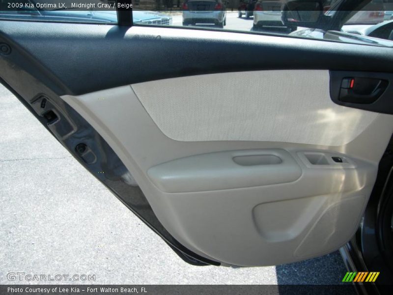 Midnight Gray / Beige 2009 Kia Optima LX