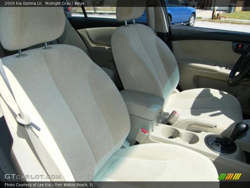 Midnight Gray / Beige 2009 Kia Optima LX