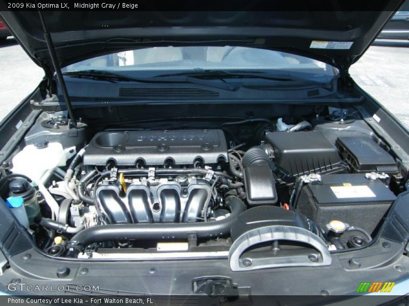 Midnight Gray / Beige 2009 Kia Optima LX