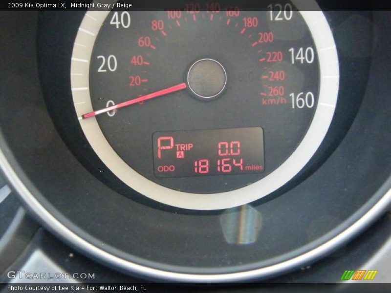 Midnight Gray / Beige 2009 Kia Optima LX