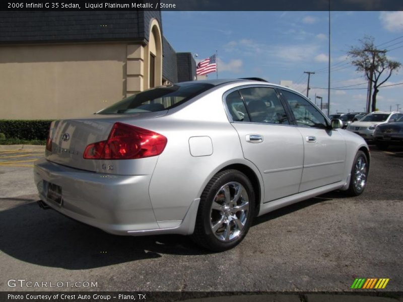 Liquid Platinum Metallic / Stone 2006 Infiniti G 35 Sedan