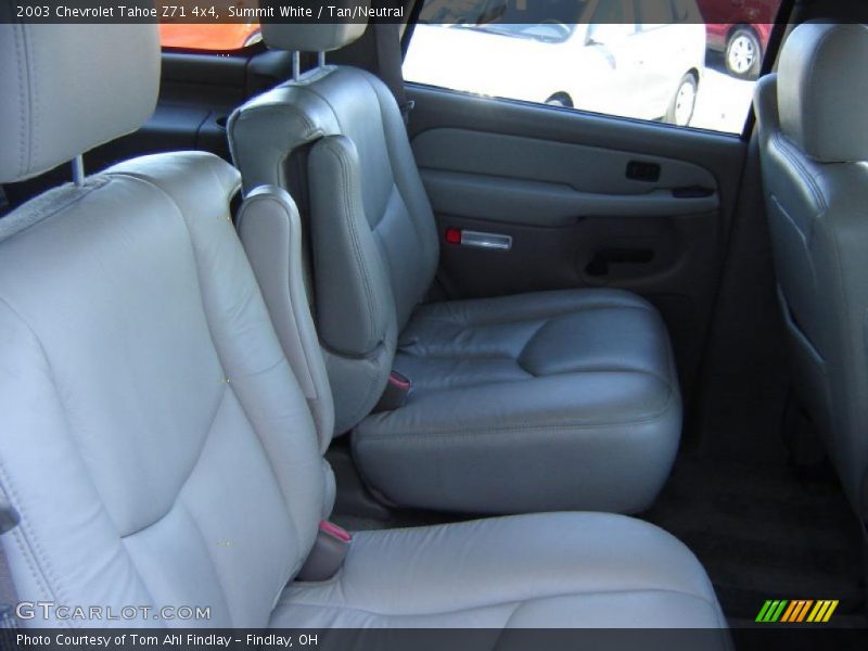 Summit White / Tan/Neutral 2003 Chevrolet Tahoe Z71 4x4