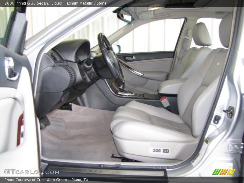 Liquid Platinum Metallic / Stone 2006 Infiniti G 35 Sedan