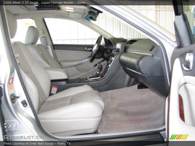 Liquid Platinum Metallic / Stone 2006 Infiniti G 35 Sedan