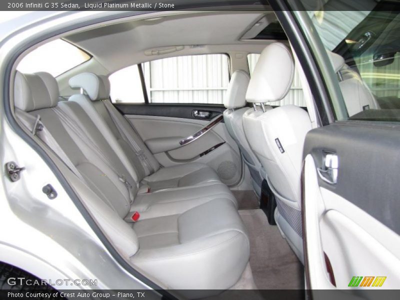 Liquid Platinum Metallic / Stone 2006 Infiniti G 35 Sedan