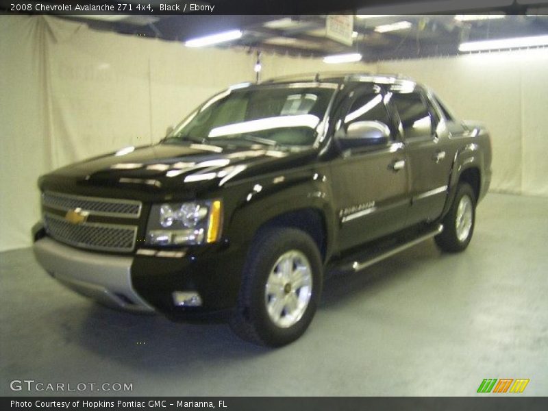 Black / Ebony 2008 Chevrolet Avalanche Z71 4x4