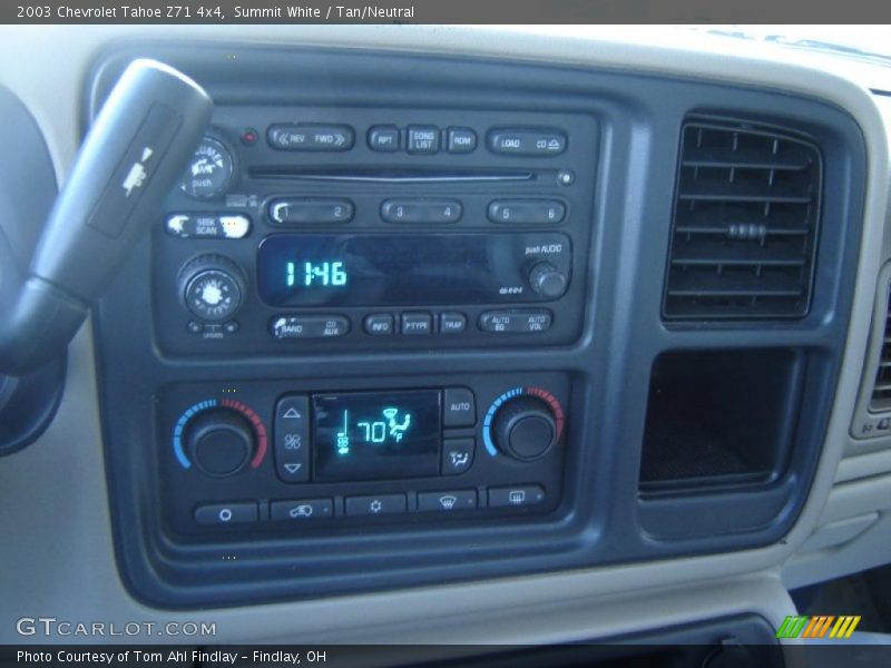 Summit White / Tan/Neutral 2003 Chevrolet Tahoe Z71 4x4
