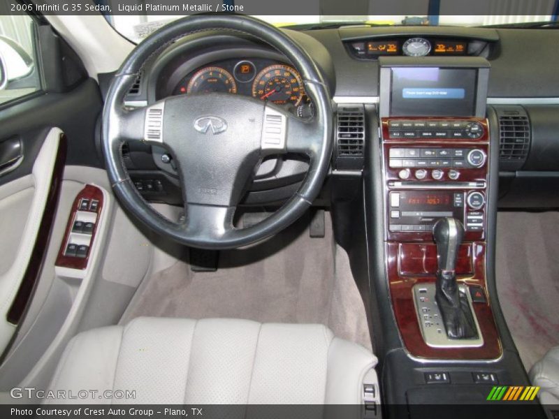 Liquid Platinum Metallic / Stone 2006 Infiniti G 35 Sedan