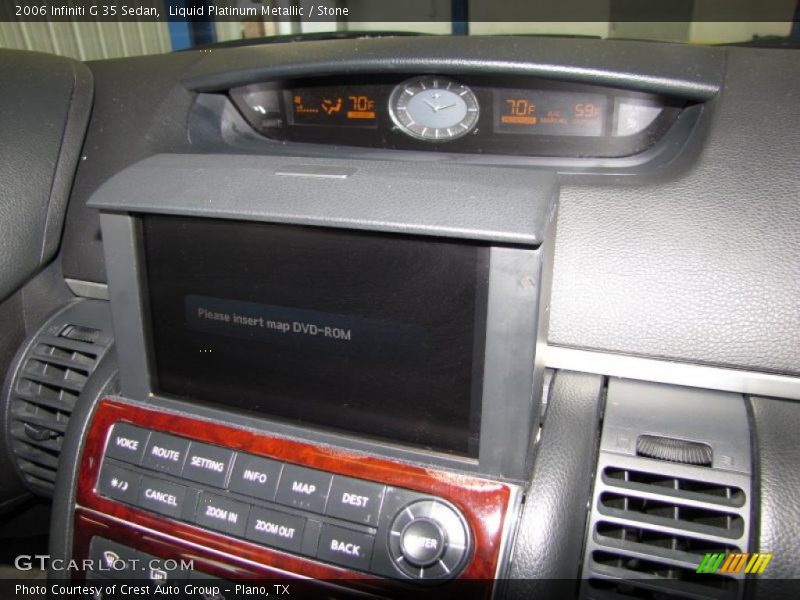 Liquid Platinum Metallic / Stone 2006 Infiniti G 35 Sedan