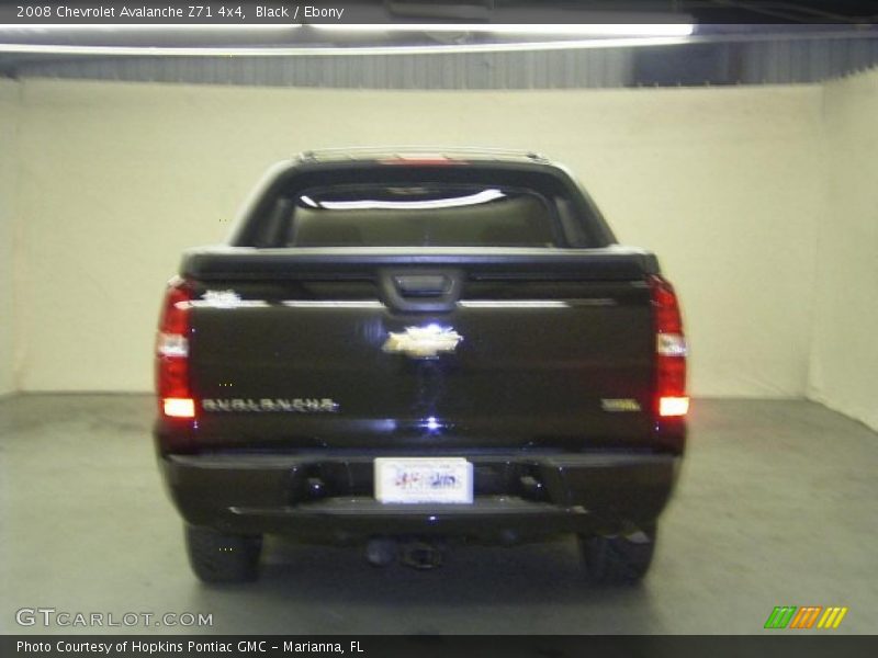 Black / Ebony 2008 Chevrolet Avalanche Z71 4x4