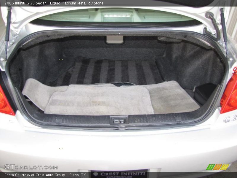 Liquid Platinum Metallic / Stone 2006 Infiniti G 35 Sedan