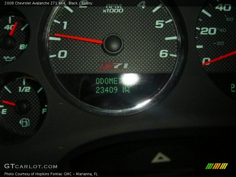 Black / Ebony 2008 Chevrolet Avalanche Z71 4x4