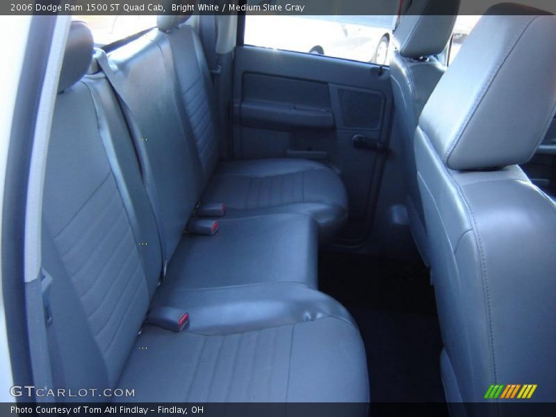Bright White / Medium Slate Gray 2006 Dodge Ram 1500 ST Quad Cab